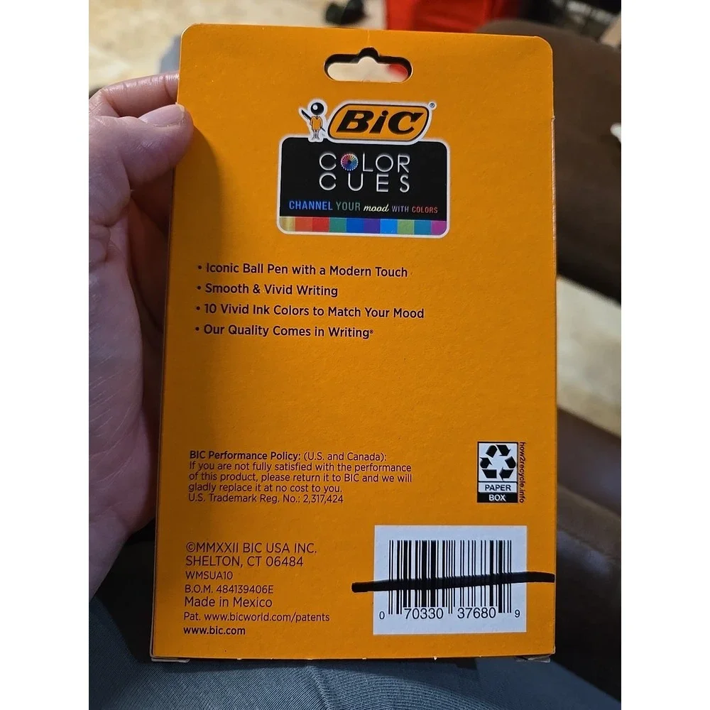 BIC color cue